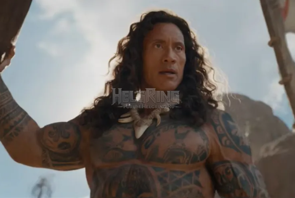 Новость 'Трейлер live-action «Moana» впервые показал полный образ Дуэйна Джонсона в роли Мауи'